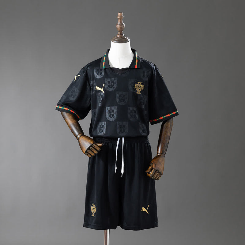Kit Infantil Portugal Pantera Negra 26/27