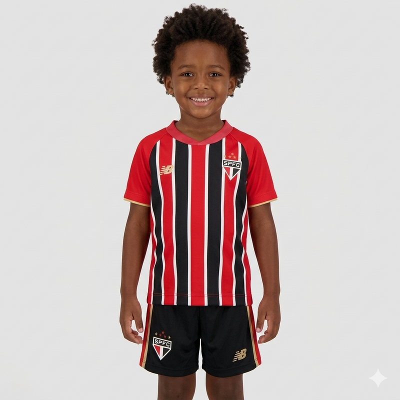Kit Infantil São Paulo II Home 25/26