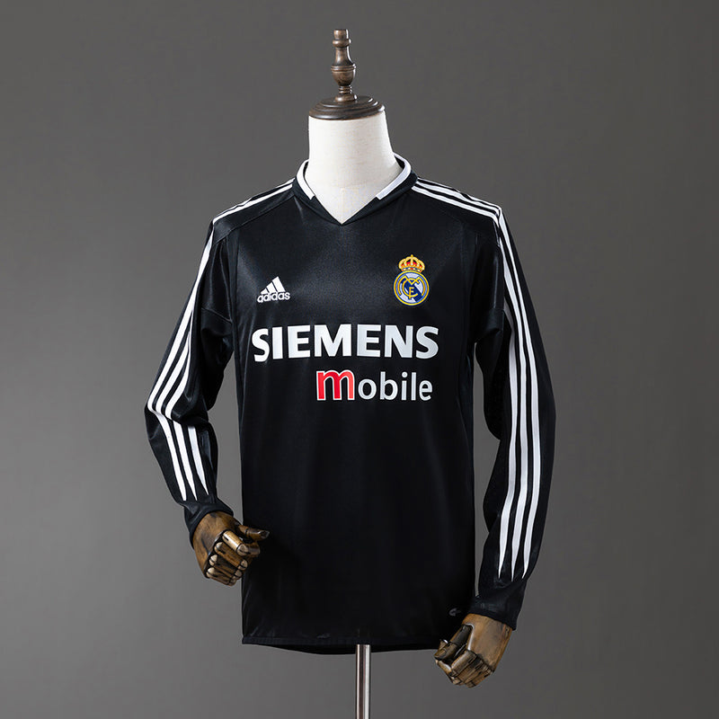 Camisa Real Madrid II 2003/04 - Manga Longa  - Versão Retrô
