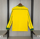 Camisa Seleçao Brasileira 1998 - Manga Longa  - Versão Retrô