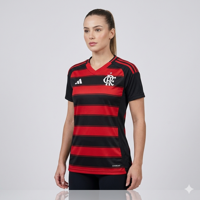 Camisa Flamengo I 2025/26 - Feminina